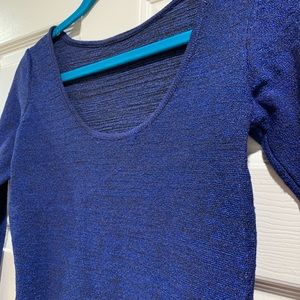 ⚡️Maje Bodycon Electric Blue Sweater Dress - 1 ⚡️